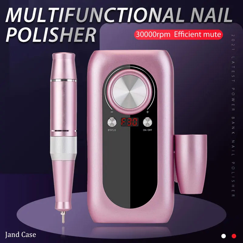 35000RPM Nail Polisher Brushless Electric Nail Rig Nail Cutter Portable