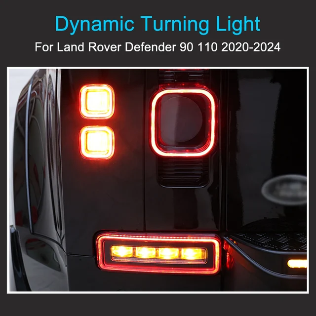 LED Reversing Light for Land Rover Defender 90 110 Reversing Lights Dynamic Turning Signal Easy installation without decoding 3