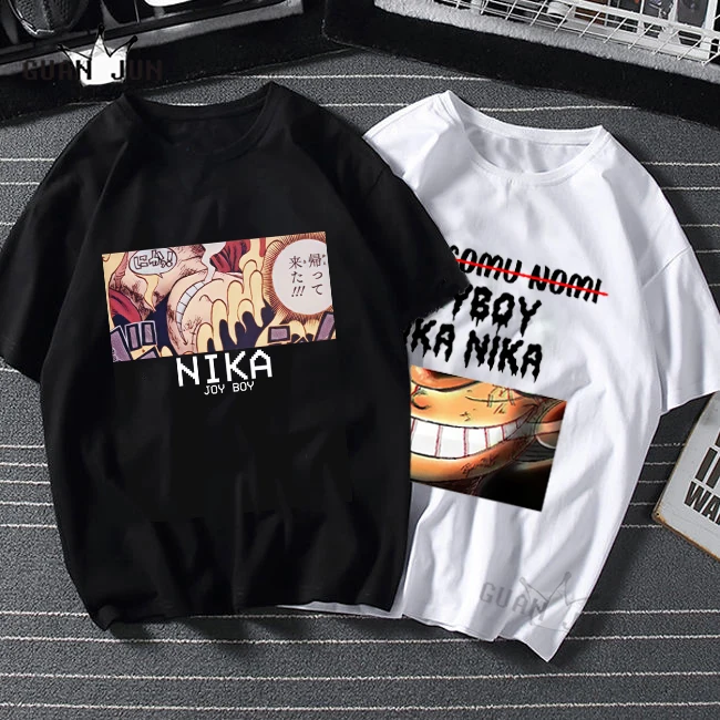 Luffy Joyboy nikgear 5 Мужская футболка Аниме Манга сплошная графическая унисекс