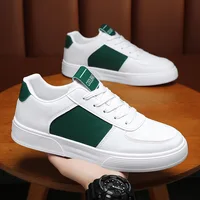 2024 Summer New Men's Breathable White Sneakers, Fashionable And Versatile Sports Casual Shoes 1