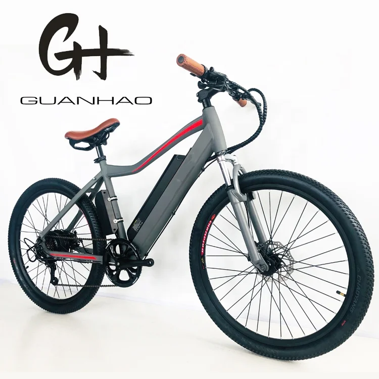 26" 500W 45KM/H 48V 14AH Lithium Battery Adult Aluminum 7 Speeds Disc Brake Fast Cheap UL2849 Electric mountain Bicycle