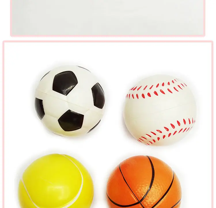 Pelota antiestrés para niños, 12 Uds., 6,3 cm, para fútbol básquetbol  béisbol, tenis, goma espuma suave, pelota para apretar - Historial de  precios y revisión, Vendedor de AliExpress - QShun Official Store