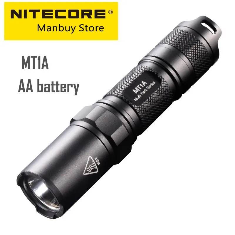 Nitecore Mt1A Torcia Esterna Mini Campeggio Escursionismo Flash Light Aa Batteria Olight Alluminio Led Illuminazione Portatile