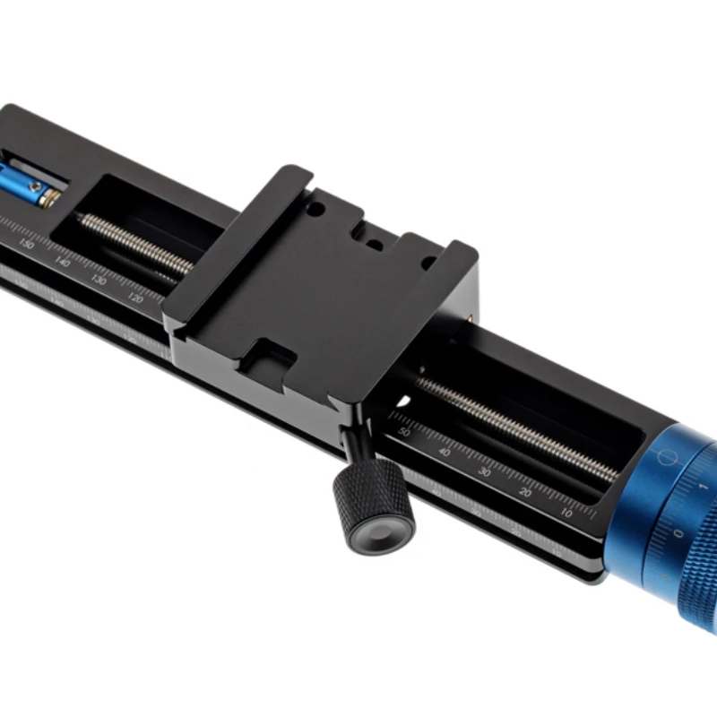 

Second Generation Micrometer Type Macro-Fousing Head Patent Clamp Pedestal Design Foldable Crank