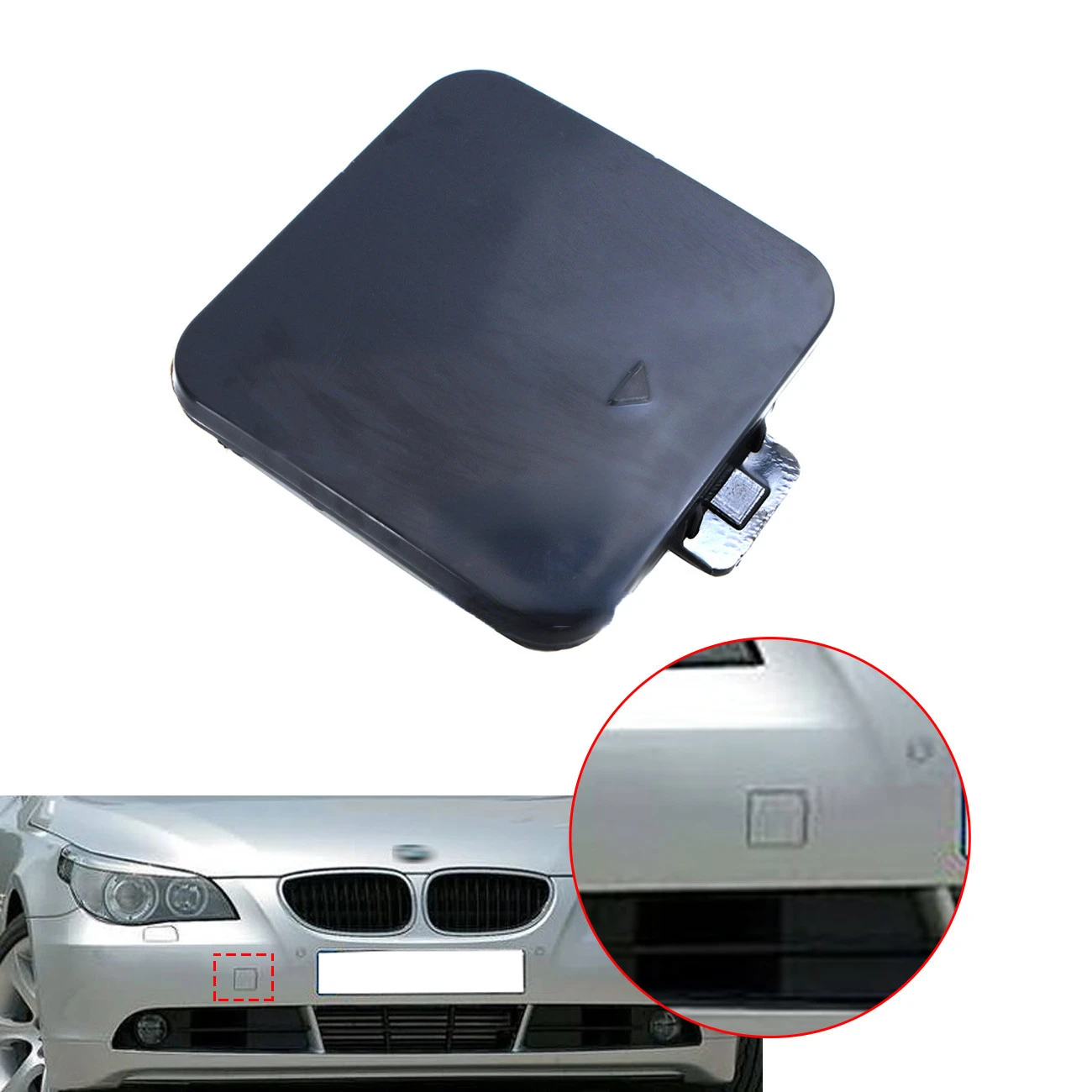 

1 шт. для крючка крышки прицепа передней панели E60, подходит для 5-серий 04-07