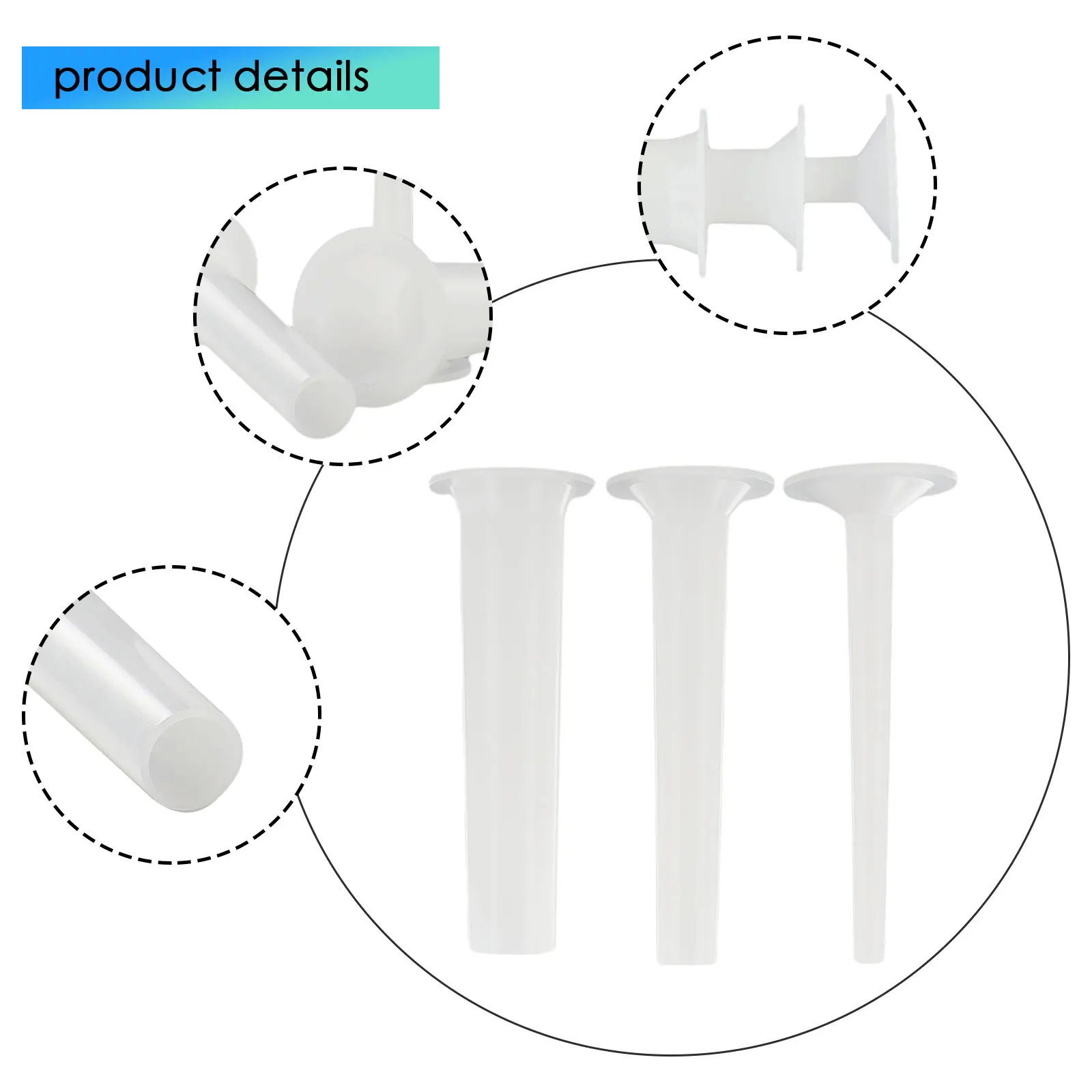 Sausage Making Funnel Stuffer Filler Sausage Casing Maker Tube Base Manual Meat For Homeuse Stuffer Filling Tubes