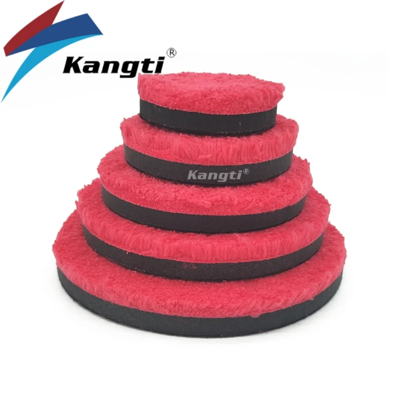 Car Polishing Pad 3"/4"/5"/6"/7" Fast Finishing Microfiber Polishing Pad Disc Kits For DA/RO Car Polisher car polishing pad,car polish pad