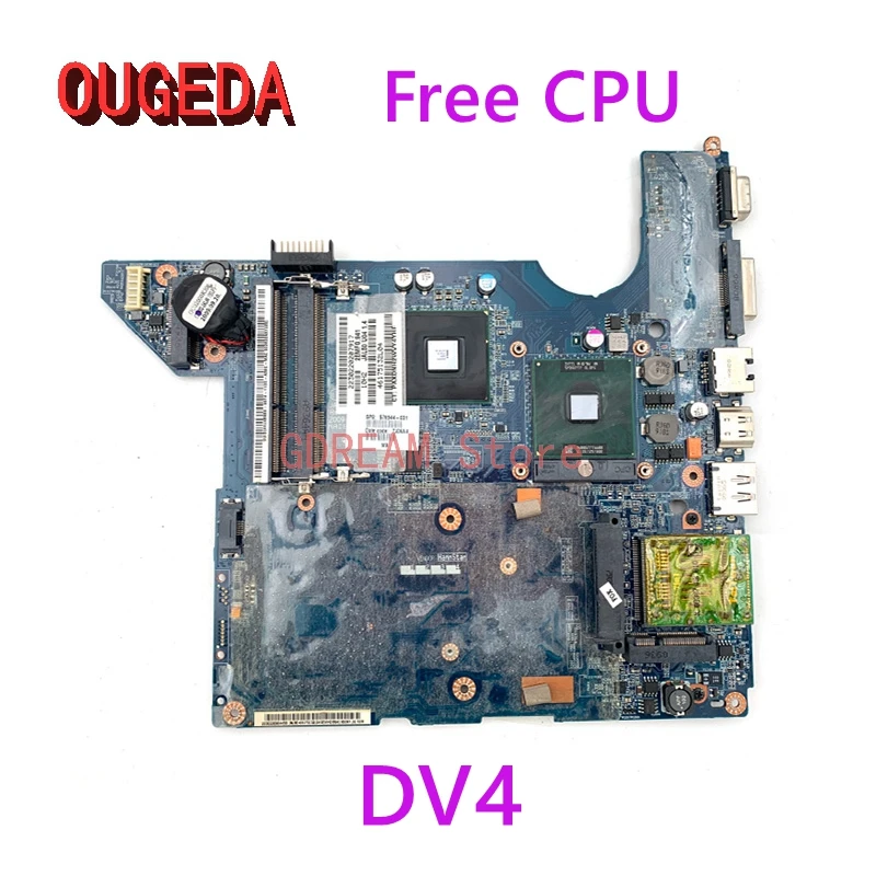 

Материнская плата OUGEDA 576944-001 576944-501 JAL50 для ноутбука HP Pavilion DV4 LA-4105P, материнская плата GM45 DDR3, полностью протестирована