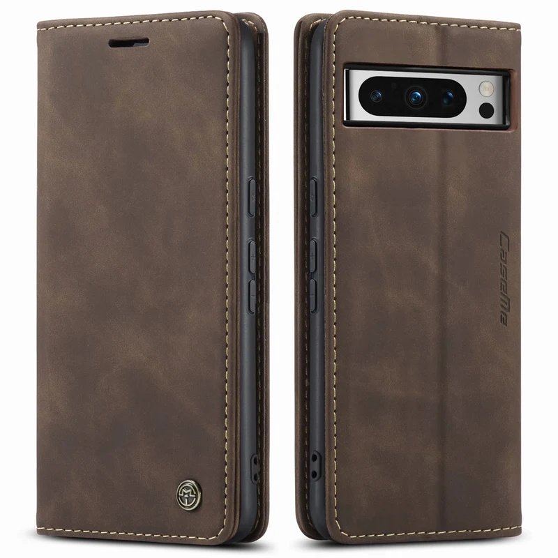 Ganbary Funda Compatible Con Google Pixel 9a, Funda Tapa Libro Movil PU Cuero Funda Para Google Pixel 9a [Protección Completa] [Ranura Tarjeta][Función Soporte], Azul