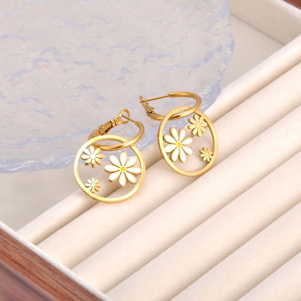 JeeMango Edelstahl-Ohrringe mit 18 Karat vergoldeter Biene, Tiermotiv, für Damen, modisch, luxuriös, Bienen, schlichtes Design, beliebter Schmuck E26072 – Detail 11