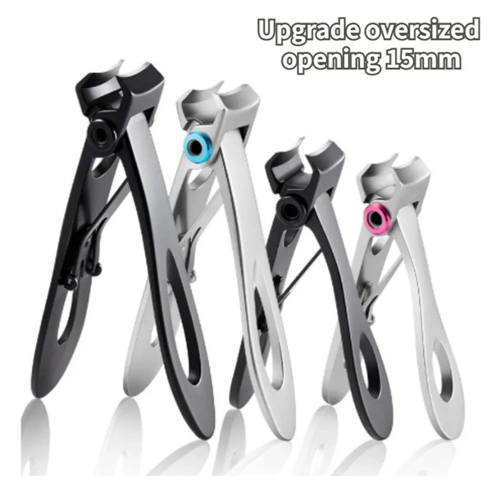

Professional Nail Clippers For Thick Nails Stainless-Steel Wide Jaw Opening Clippers Fingernail Cutter Manicure Pedicure Tools
