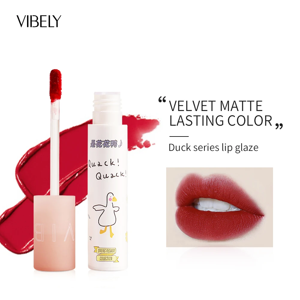 Cute Little Duck Lip Gloss Pigment Liquid Lipstick Matte Long-Lasting Make  Up Moisturizer Waterproof Lipgloss Makeup Maquiagem - AliExpress