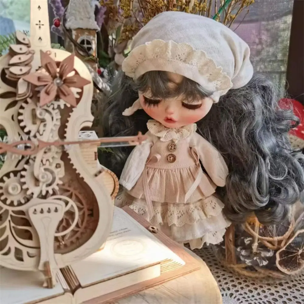 Cute Mini Lace Doll Skirt Clothes Set for ob22 ob24 Azone Dolls
