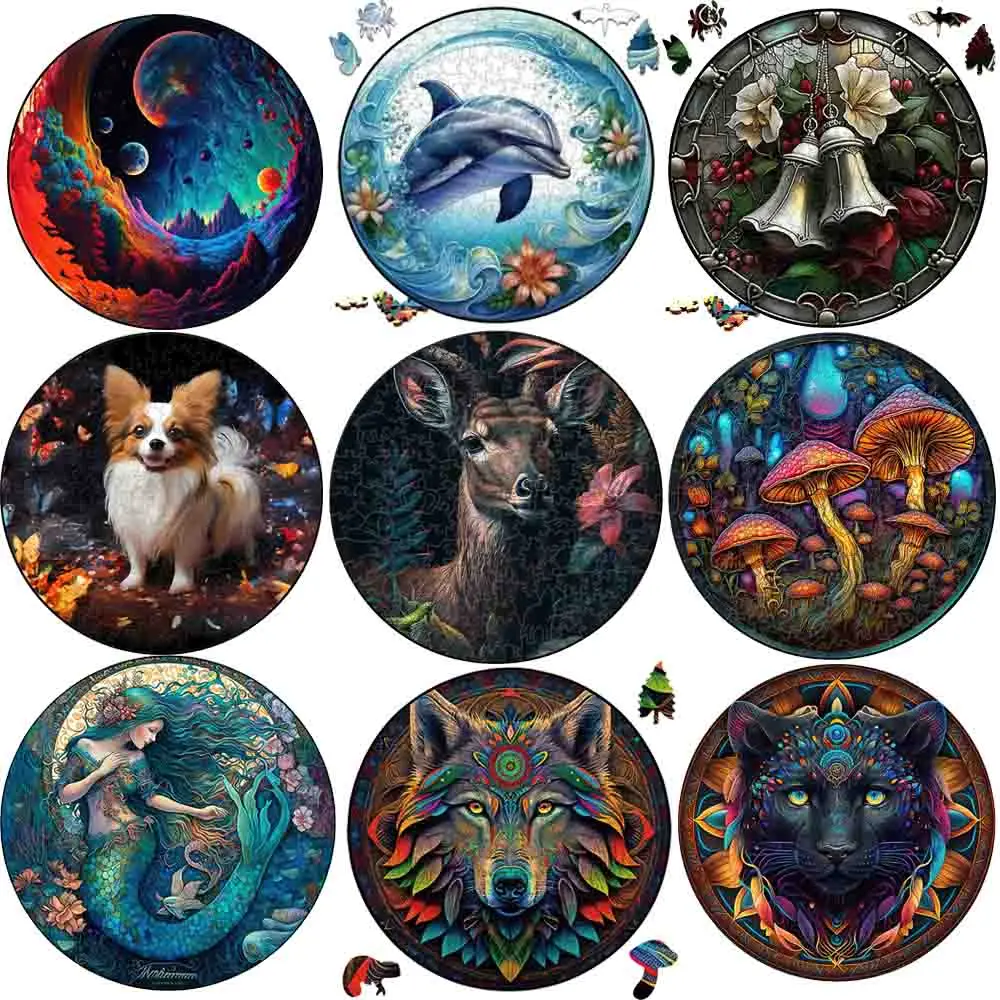 Fox Montessori Educational Toys for Children Wooden Puzzles Brain Trainer Children Games Animal Puzzle Toys Board Set Toy puzzle toys wooden puzzles wooden toys