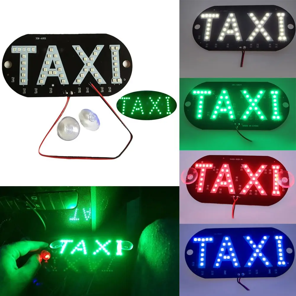 Convenient  Car Lamp Energy Saving Colorful Taxi Light Led Sign Bulbs Instrument Lights Windscreen Cab Indicator