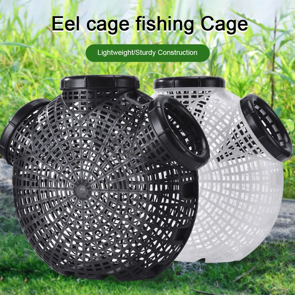 

Plastic Fishing Cage Fishing Bait Trap Foldable Fish Crab Crayfish Crawdad Shrimp Net Trap Cast Net Dip Cage Fishing Accessories