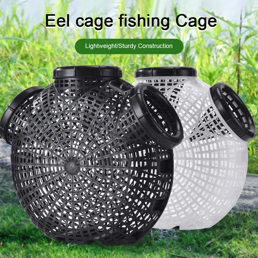 Plastic Fishing Cage Fishing Bait Trap Foldable Fish Crab Crayfish Crawdad  Shrimp Net Trap Cast Net Dip Cage Fishing Accessories - Fishing Tools -  AliExpress