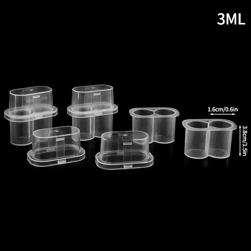 3/5/7/10mL Mini Box Transparent Storage Case Peptide Vial Refrigerator Organizer_voghion.com