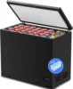7.0 Cubic Feet Chest Freezer with 2 Removable Basket, Free Standing Top Open Door Compact Deep Freezer with Adjustable Temperatu 1