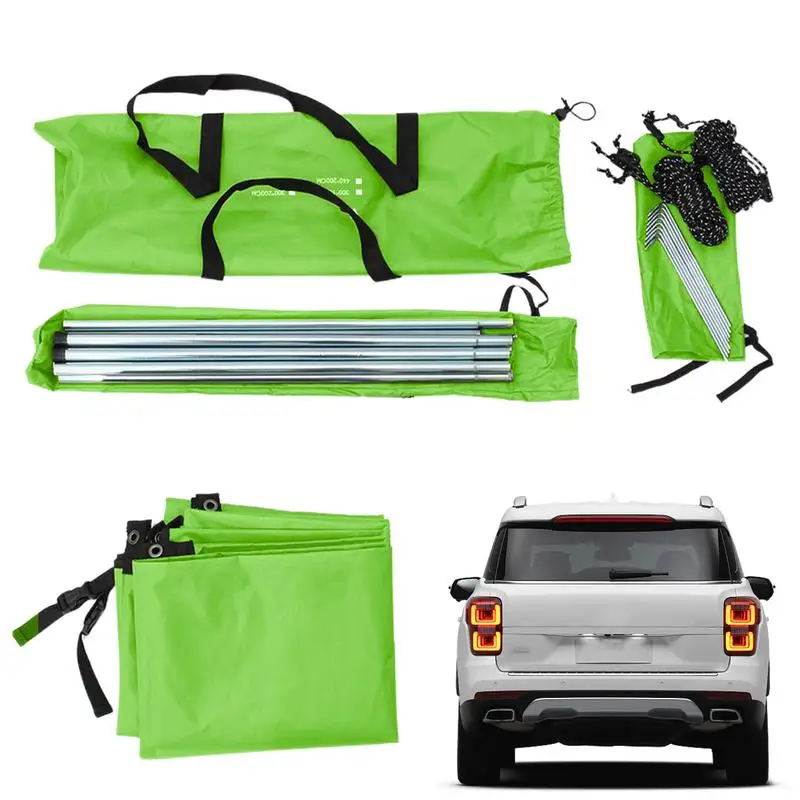 

Tailgate Canopy Oxford Cloth Truck Tailgate Tent Large Camping Shelter Portable Car Accessories For Sun Shelter Car Truck