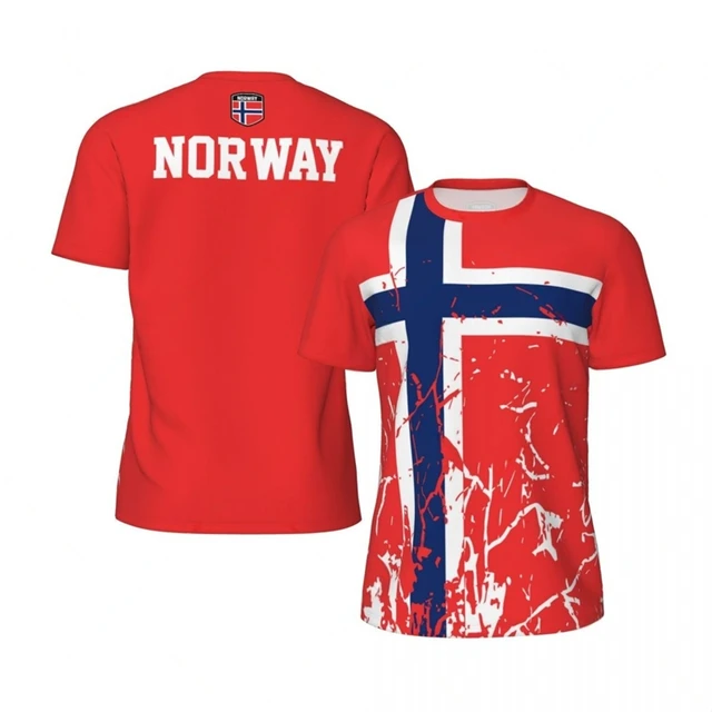 Norway Flag Football T-Shirt