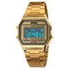 SKMEI Men Stainless Steel Strap LED Display Watches Fashion Casual Sport Watch 3Bar Waterproof Digital Wristwatch Reloj Hombre 6