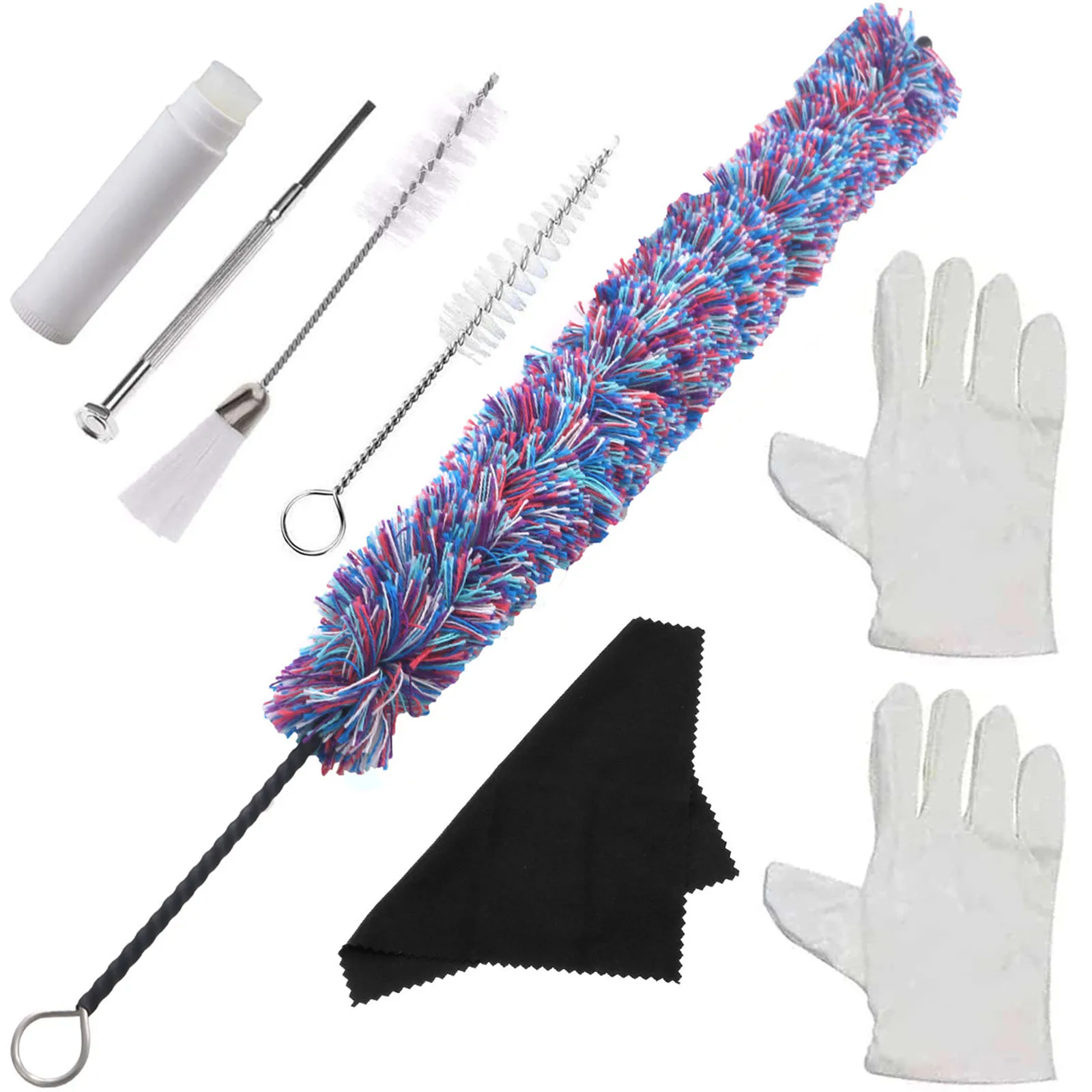 

Набор для чистки саксофона, щетка, ватные перчатки и отвертка для ремонта и уборки Sax