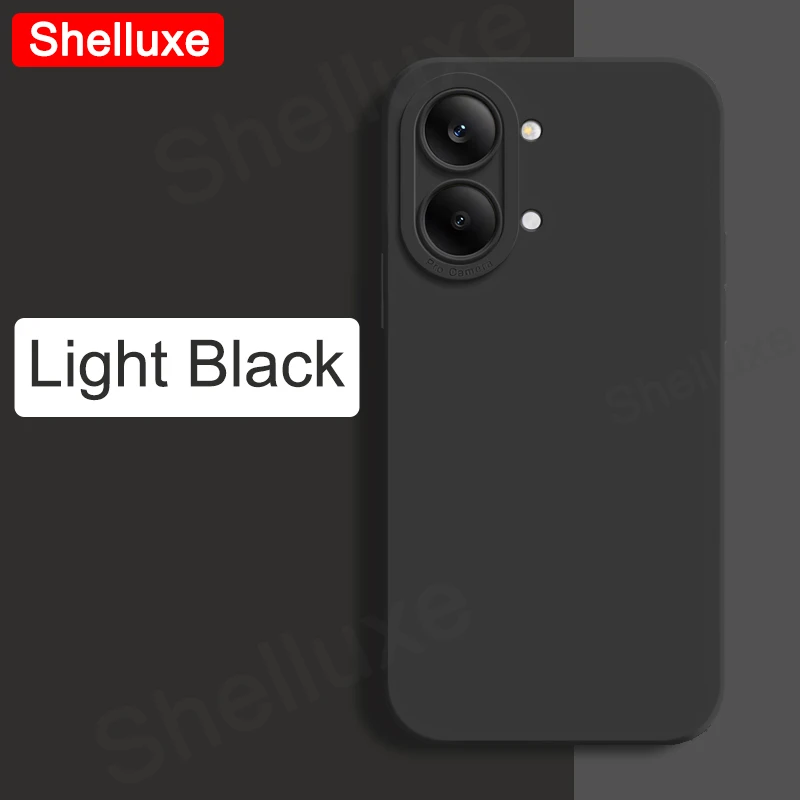 Sleek Square Liquid Silicone Soft Phone Case - Silky Feel Cover