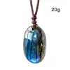 Natural Labradorite Necklace Handmade Crystal Moonlight Stone Pendant Men Women Energy Necklaces Stones Ornament 1
