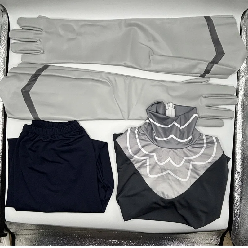 Hazbin Lute Wig Perücke Halo Angel Cosplay Kostüm Shoes Hotel Fight Boots Carnaval Silver Color Anime Cosplay Prop 14