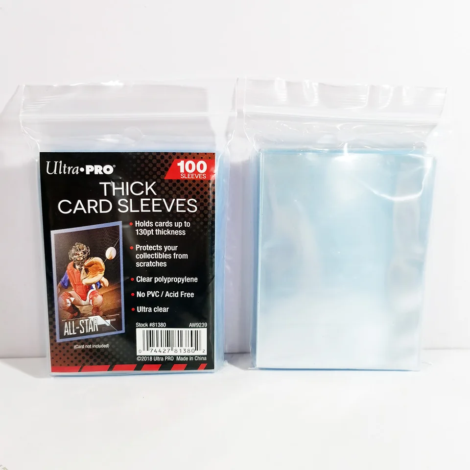 Semi Rigid Card Holder 50 Card Savers + 100 Penny Sleeves Bundle - For MTG,  Pokemon, PSA Grading Protection