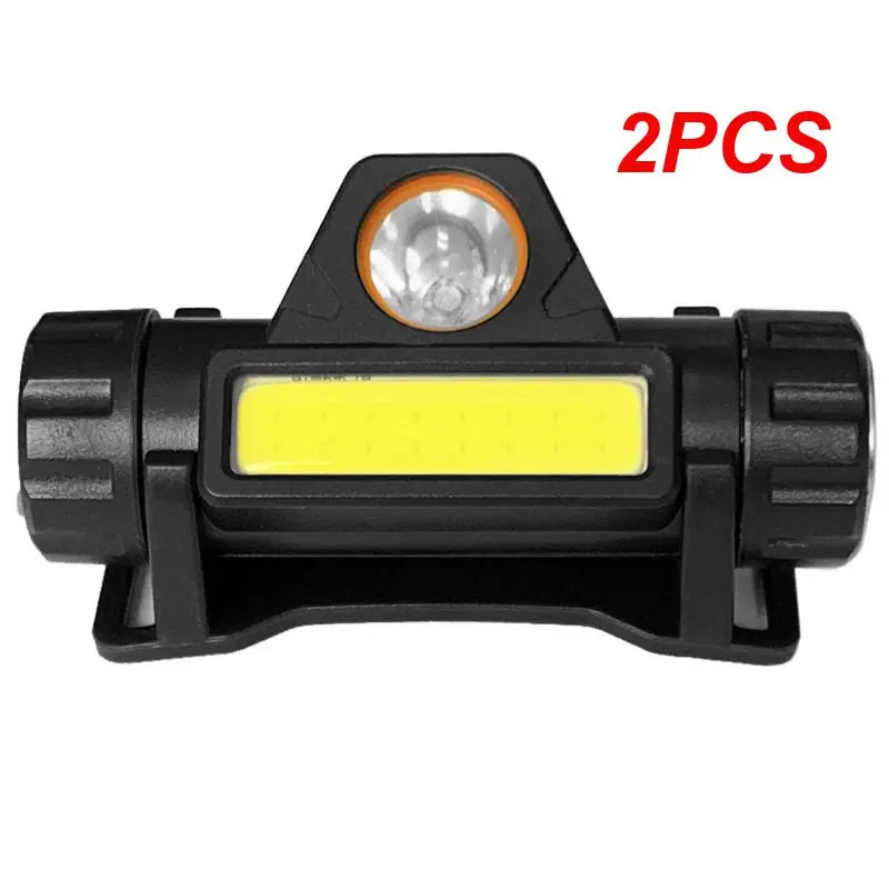 

LED Headlamp USB Rechargeable Headlight Flashlight with Power Indicator Magnet Tail Waterproof Motorcycle Fishing Light