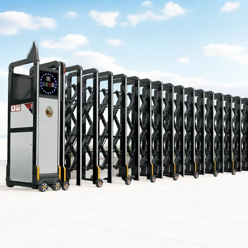 Aluminum alloy factory gate Factory construction site Electric door