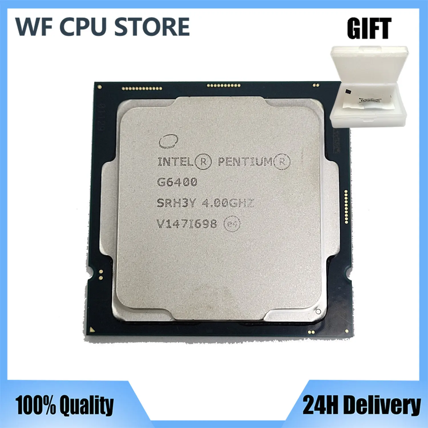 

Pentium G6400 4.0 GHz Dual-Core Quad-Thread CPU Processor 4M 58W LGA 1200