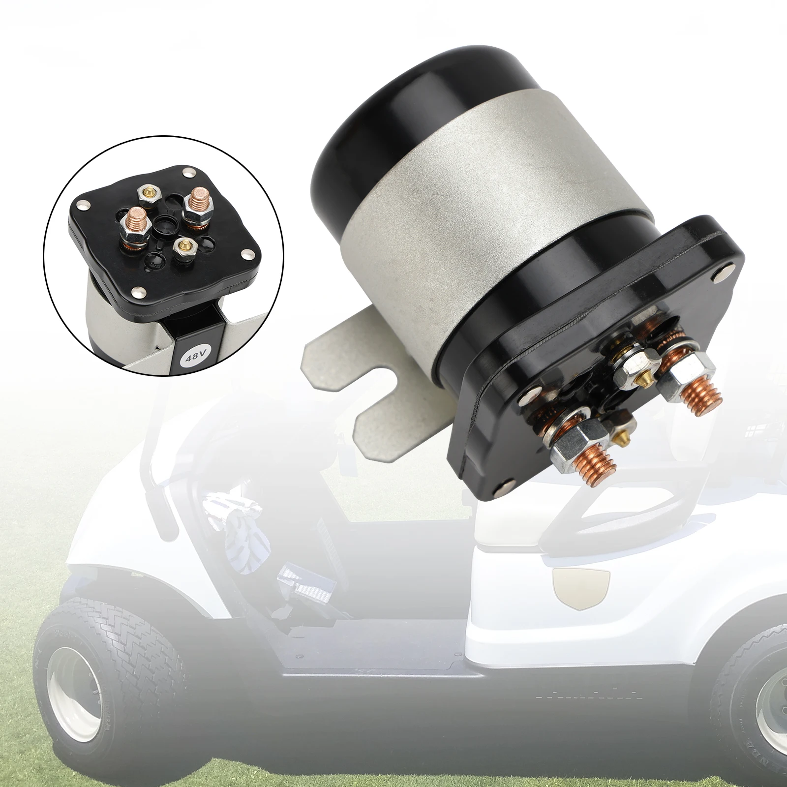 

Areyourshop 48V стартер соленоида подходит для фотоэлектрических автомобилей Yamaha G19 G22 G23 G27