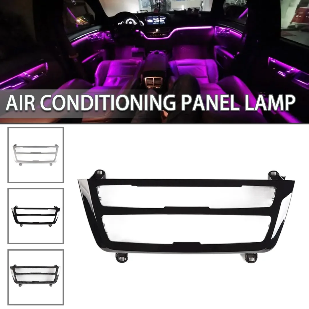 

New 1pc Car Radio Trim LED Dashboard Center Console AC Panel Light Automobile Atmosphere Lamp For BMW 3 F30 LCI