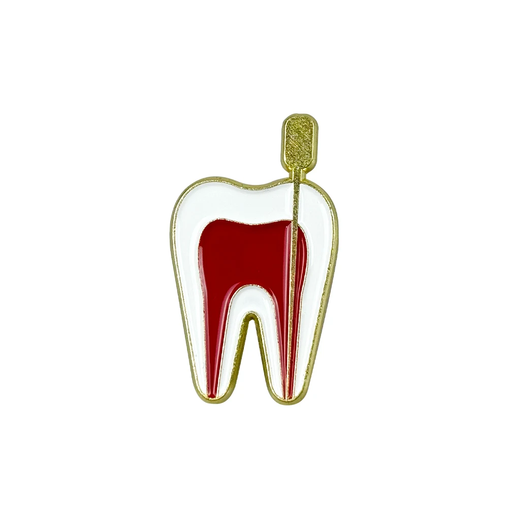 Broches De Dientes Divertidos - Pack 5 Diseños Para Dentistas