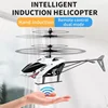 Mini RC Drone Rechargeable No Remote Control RC Helicopters Drone Toys Induction Hovering Safe Fall-resistant 5