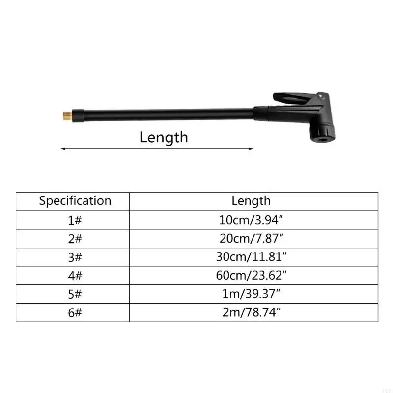 D5BE ǥ�� TireValve Locking Air Chuck Extension TIRE ALVE ����� Ÿ�̾� ���÷�����