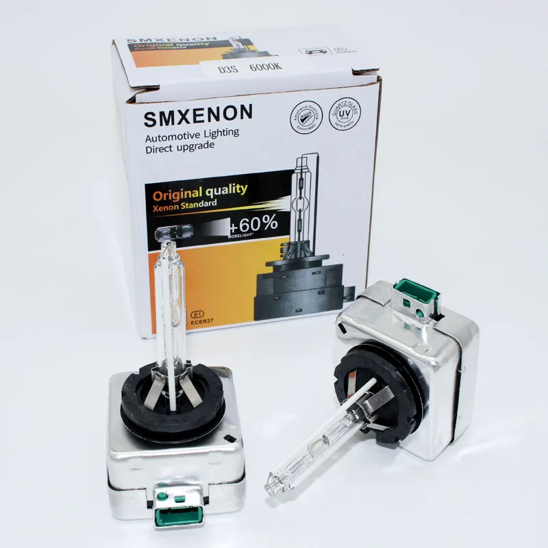 Set X2 2 Pezzi 2X D3S Hid Xenon Bulb Sostituisci Factory Hid Headlight Pair 6000K White Bright