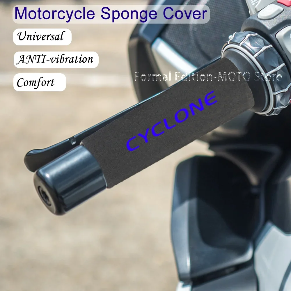 

For ZongShen Cyclone RX3S RX3 RX4 RX1S Max RX500 RX6 RE3 RT3 RG3 RA2 RZ3 Sponge Grip Shockproof Non-Slip Motorcycle Grip Cover