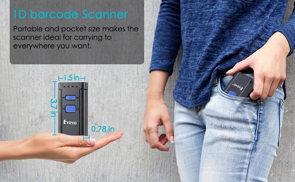 EY-2877 BLUETOOTH BARCODE SCANNER