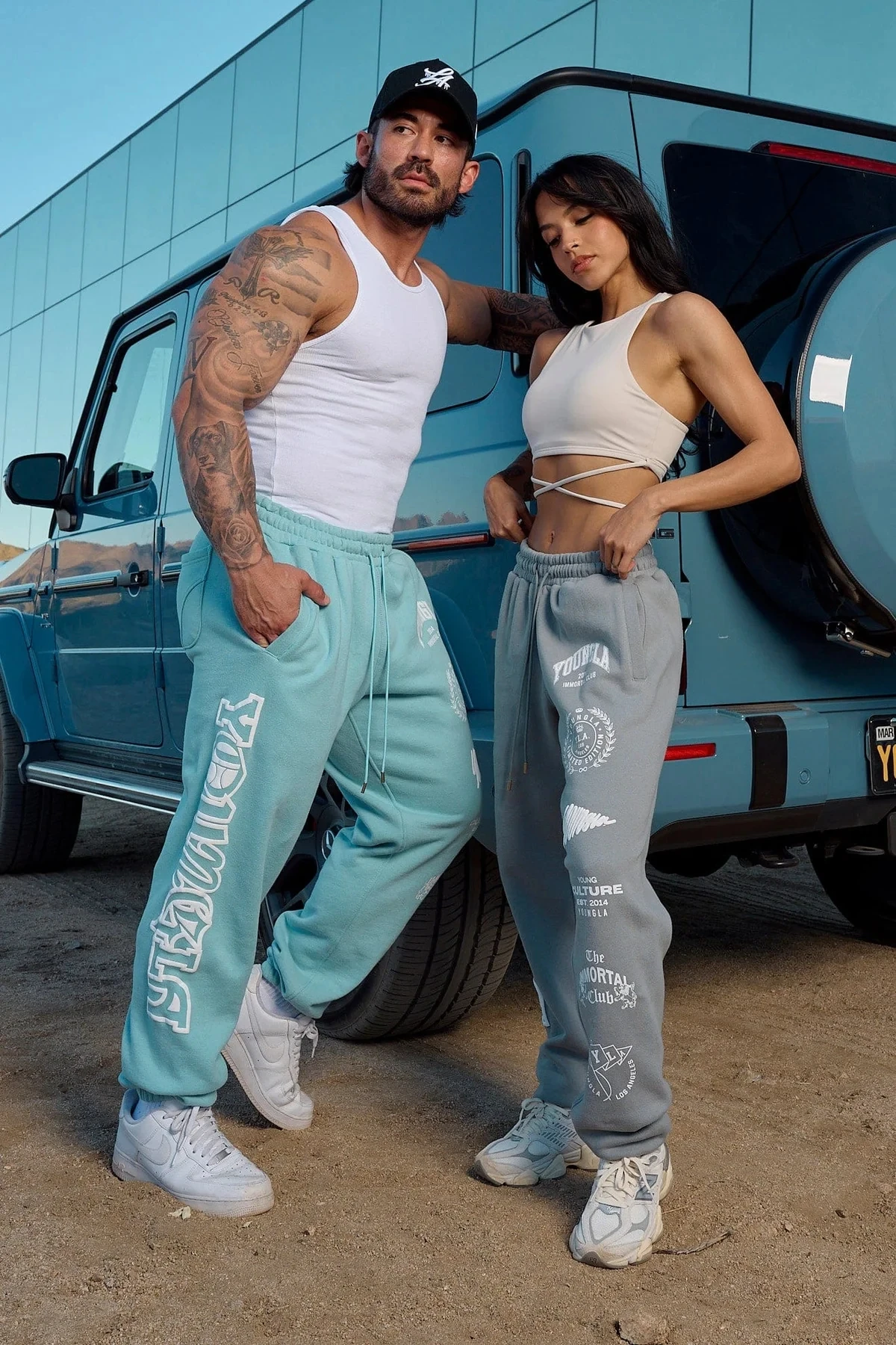 American Casual Men Trousers Spring Autumn New Jogger Gym Sports Fitness Sweatpants Cotton Printed Mid Waist Drawstring Pants