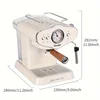coffee maker machine Semi-automatic Espresso 15bar Retro Design  With Milk Frother design coffee frother 2