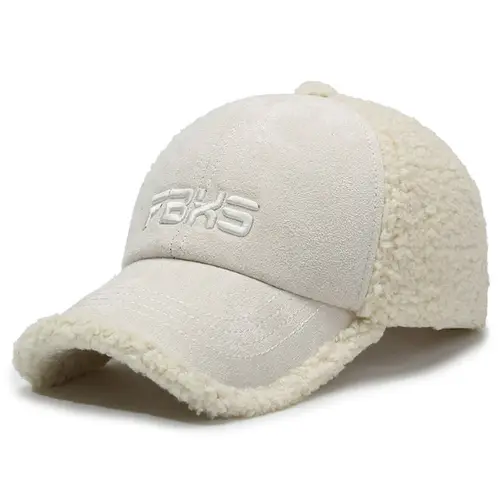 Winter Women's Hats Lamb Wool Warm Baseball Cap Fashion Personality Embroidery Hip Hop Party Caps For Men And Women Snapback Cap - Image 9