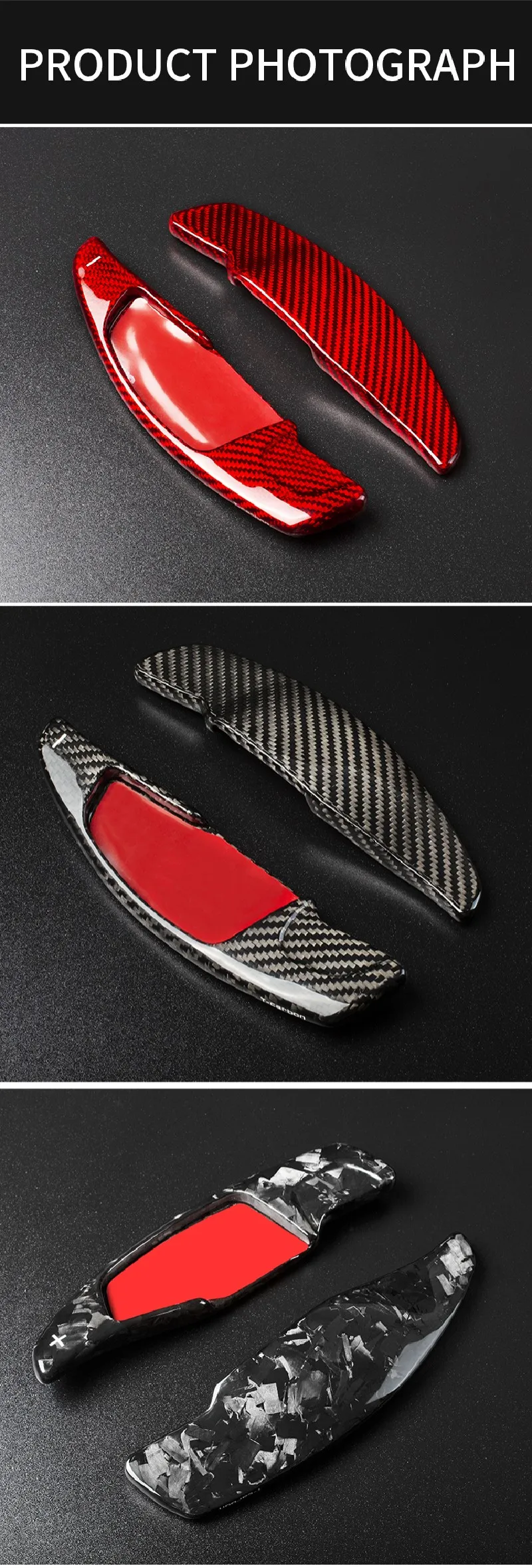 Steering Wheel Paddle Shift For BMW G Series Toyota Supra A90 Carbon Fiber Paddle Shifter Gear Accessories