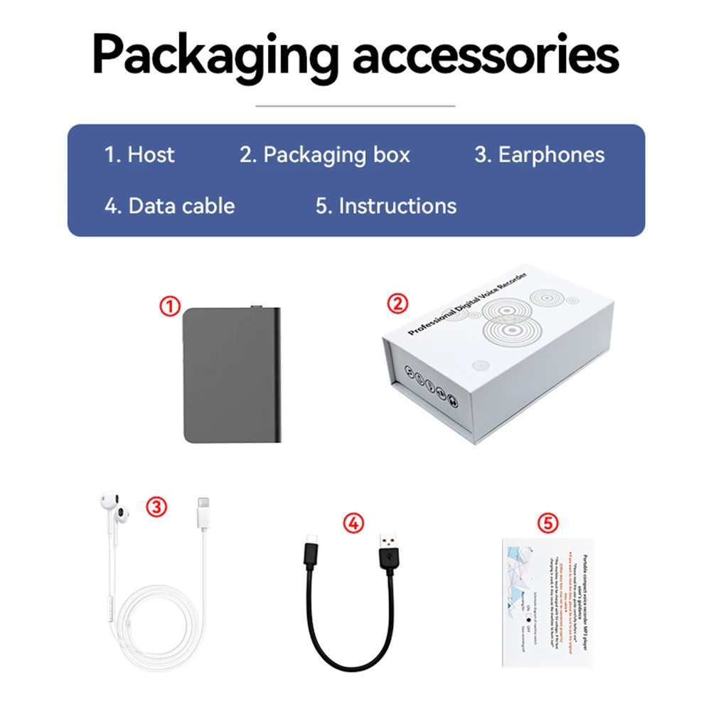 ChatGPT AI Powered Mini Voice Recorder Usb Flash Drive App Control Phone Call Dictaphone Transcribe Summarize Translator Mp3 voice recorder