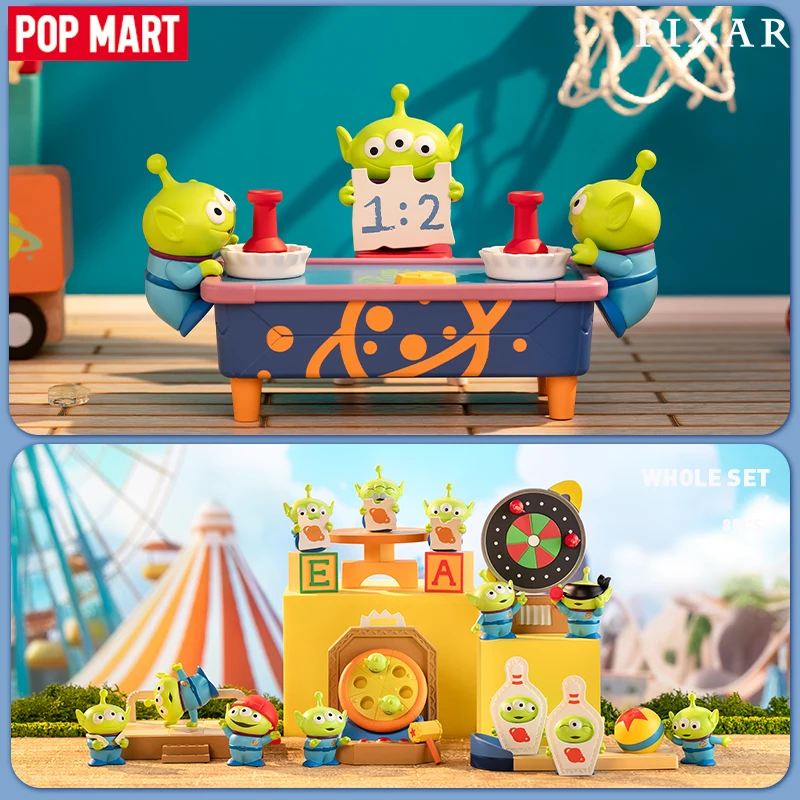 POP MART Disney Pixar Alien Party Games Series Scene Sets Mystery Box pop-mart-disney-pixar-alien-party-games-series-scene-sets-mystery-box