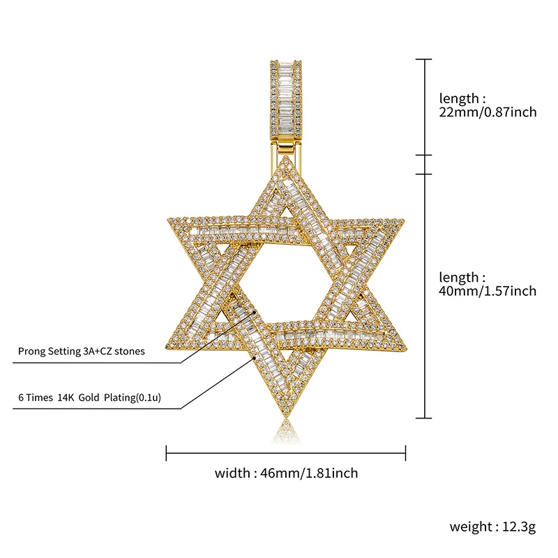 期間限定お買い得商品 |  通販 Stone CZ 3A+ Hop Hip Paved of Star Jewish Out Iced Bling ピアス