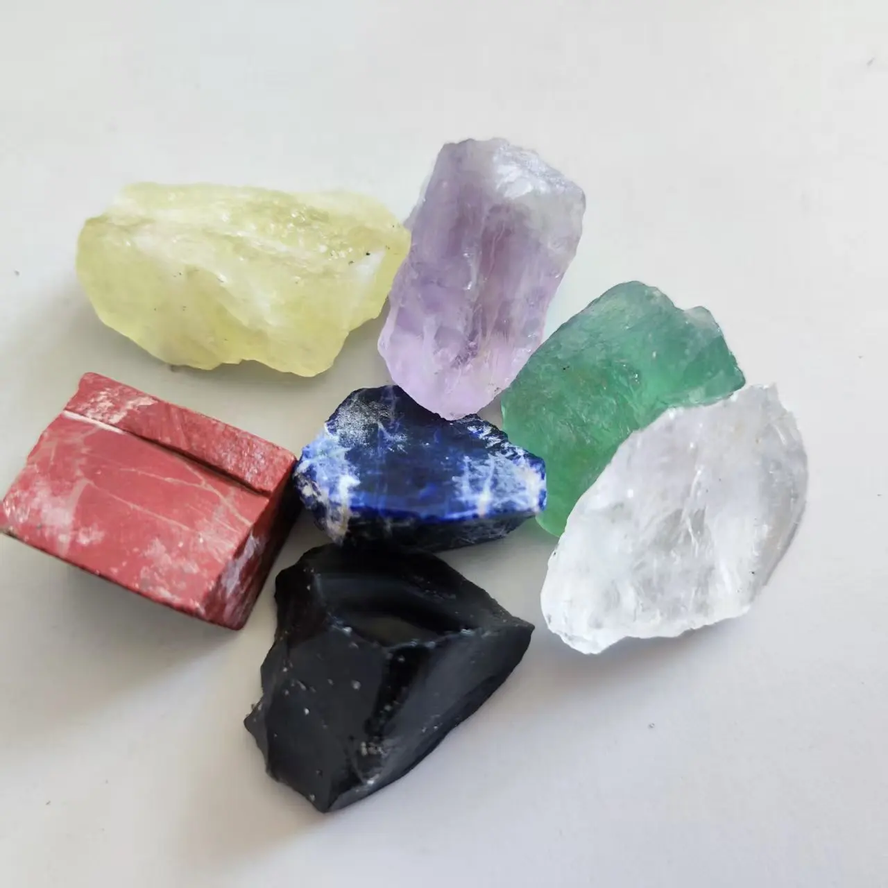 Natural Chakra Healing Crystal Stones Set